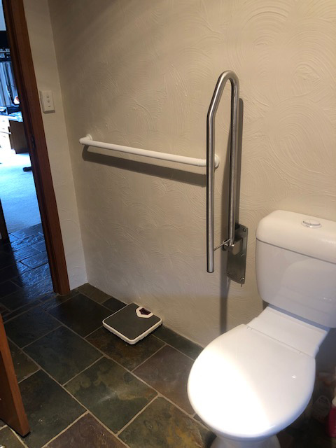 Grab rails, stainless steel, assistive technology