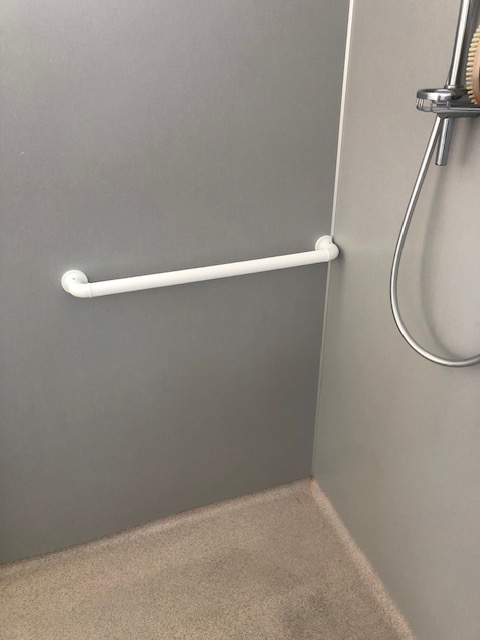 Grab rails, stainless steel, assistive technology