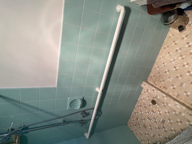 Custom made stainless steel handrails