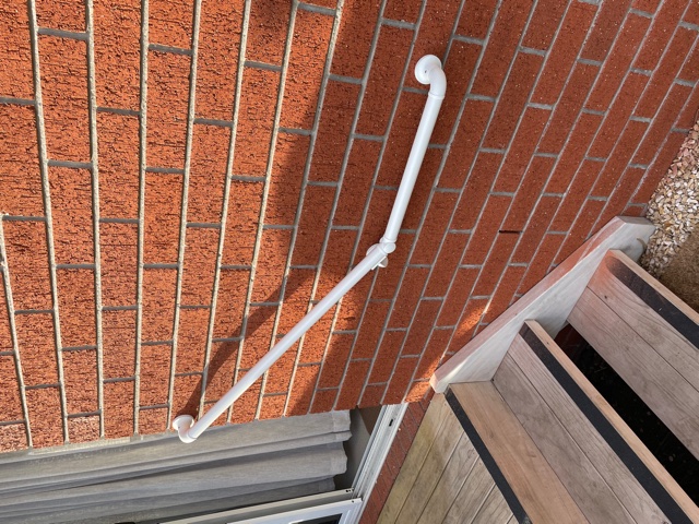 Grab rails, stainless steel, assistive technology