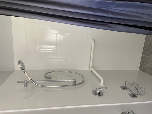 Custom made stainless steel handrails